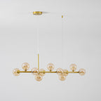 Aurelia Globe Chandelier — Glass Globe Cluster Ceiling Light for Dining Room