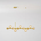 Aurelia Globe Chandelier — Glass Globe Cluster Ceiling Light for Dining Room