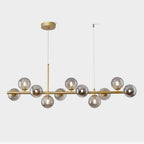 Aurelia Globe Chandelier — Glass Globe Cluster Ceiling Light for Dining Room