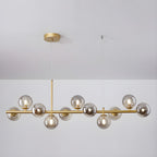 Aurelia Globe Chandelier — Glass Globe Cluster Ceiling Light for Dining Room
