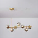 Aurelia Globe Chandelier — Glass Globe Cluster Ceiling Light for Dining Room