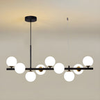 Aurelia Globe Chandelier — Glass Globe Cluster Ceiling Light for Dining Room