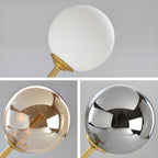 Aurelia Globe Chandelier — Glass Globe Cluster Ceiling Light for Dining Room