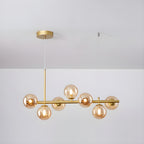Aurelia Globe Chandelier — Glass Globe Cluster Ceiling Light for Dining Room