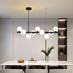 Aurelia Globe Chandelier — Glass Globe Cluster Ceiling Light for Dining Room