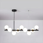 Aurelia Globe Chandelier — Glass Globe Cluster Ceiling Light for Dining Room