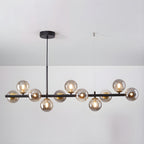 Aurelia Globe Chandelier — Glass Globe Cluster Ceiling Light for Dining Room
