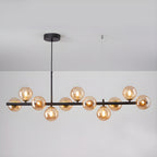 Aurelia Globe Chandelier — Glass Globe Cluster Ceiling Light for Dining Room