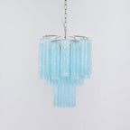 Azzura Glass Chandelier — Modern Blown-Glass Ceiling Light for Dining Room