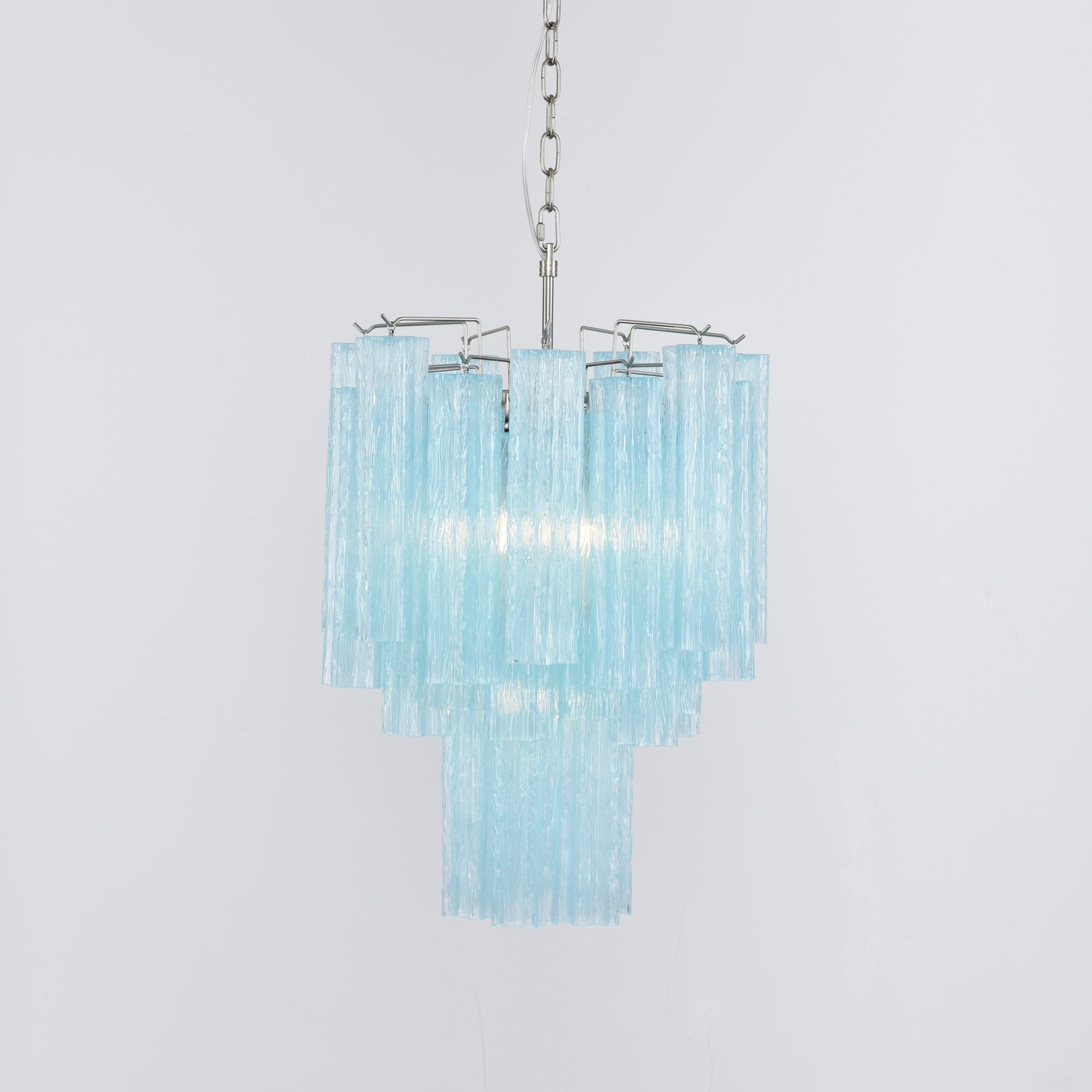 Azzura Glass Chandelier — Modern Blown-Glass Ceiling Light for Dining Room