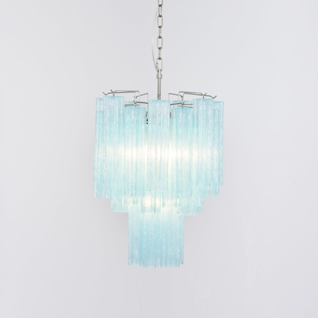 Azzura Glass Chandelier — Modern Blown-Glass Ceiling Light for Dining Room