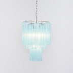 Azzura Glass Chandelier — Modern Blown-Glass Ceiling Light for Dining Room