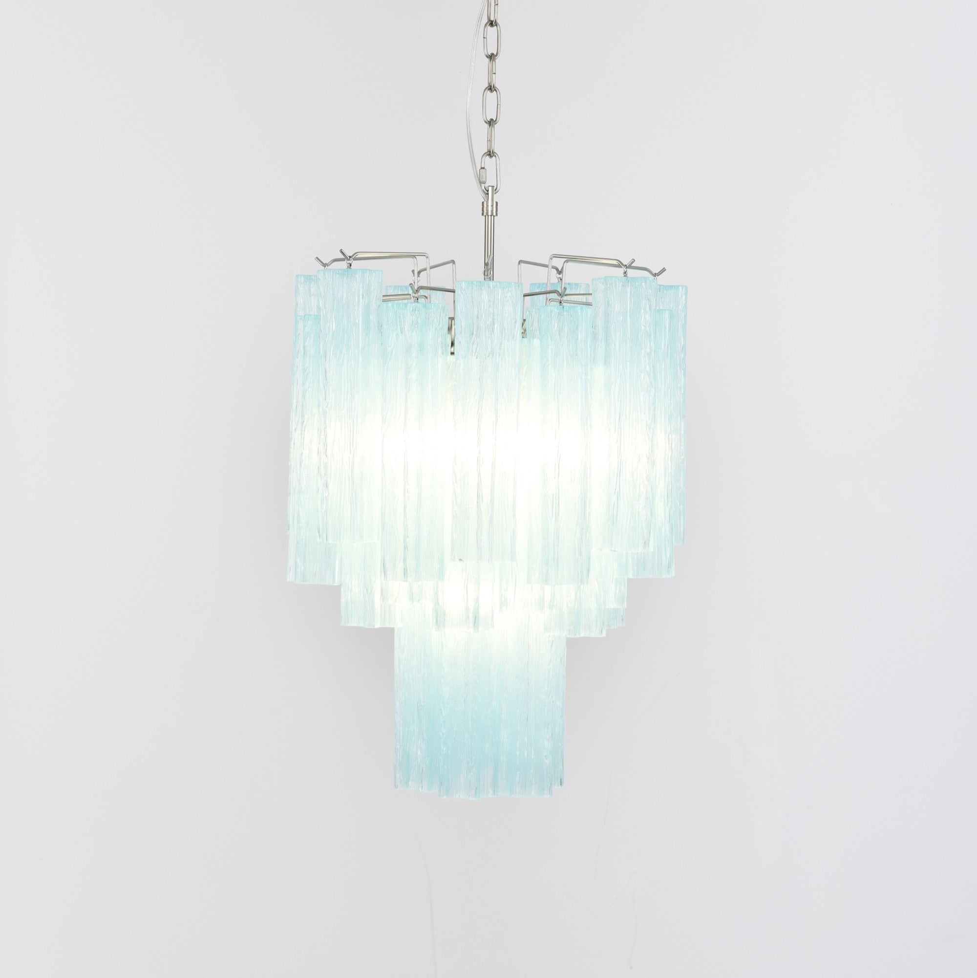 Azzura Glass Chandelier — Modern Blown-Glass Ceiling Light for Dining Room