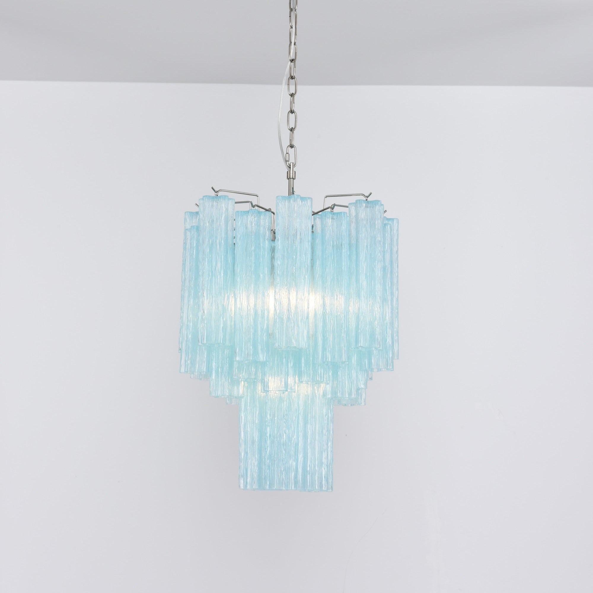 Azzura Glass Chandelier — Modern Blown-Glass Ceiling Light for Dining Room