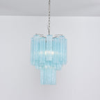 Azzura Glass Chandelier — Modern Blown-Glass Ceiling Light for Dining Room