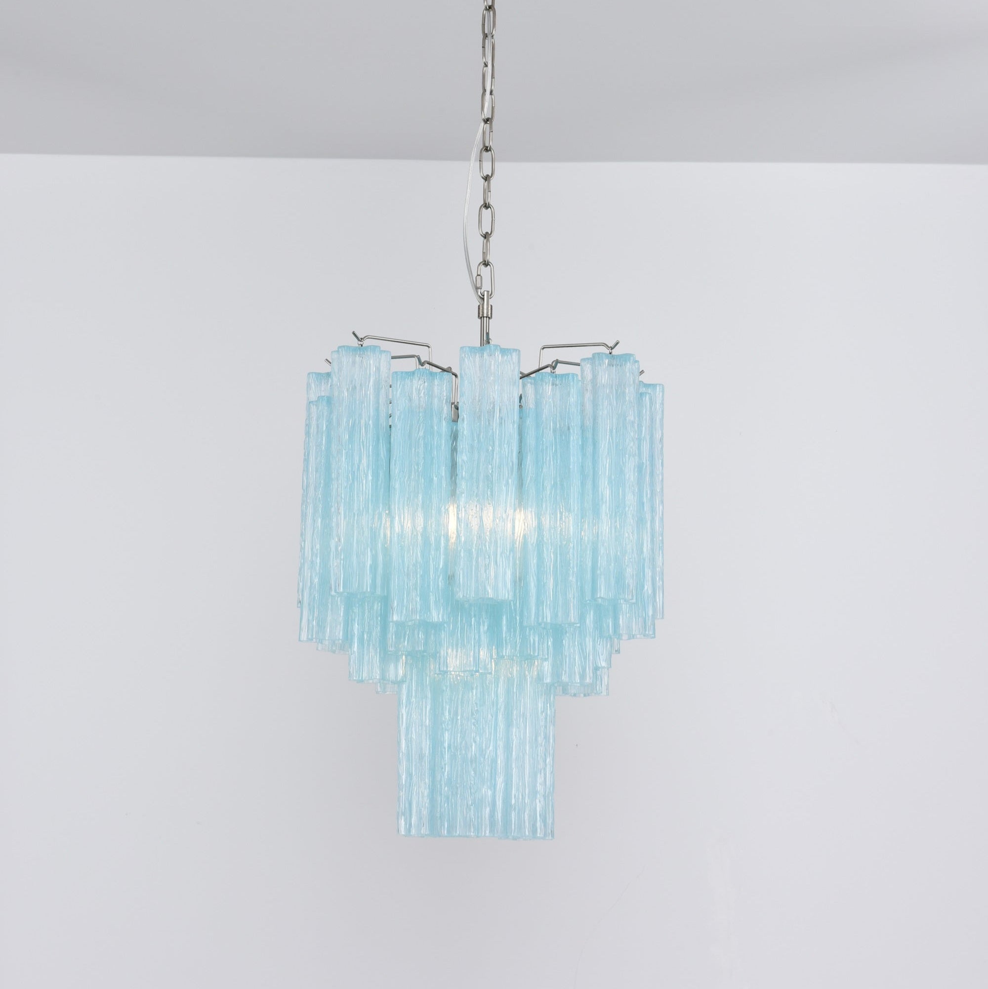 Azzura Glass Chandelier — Modern Blown-Glass Ceiling Light for Dining Room