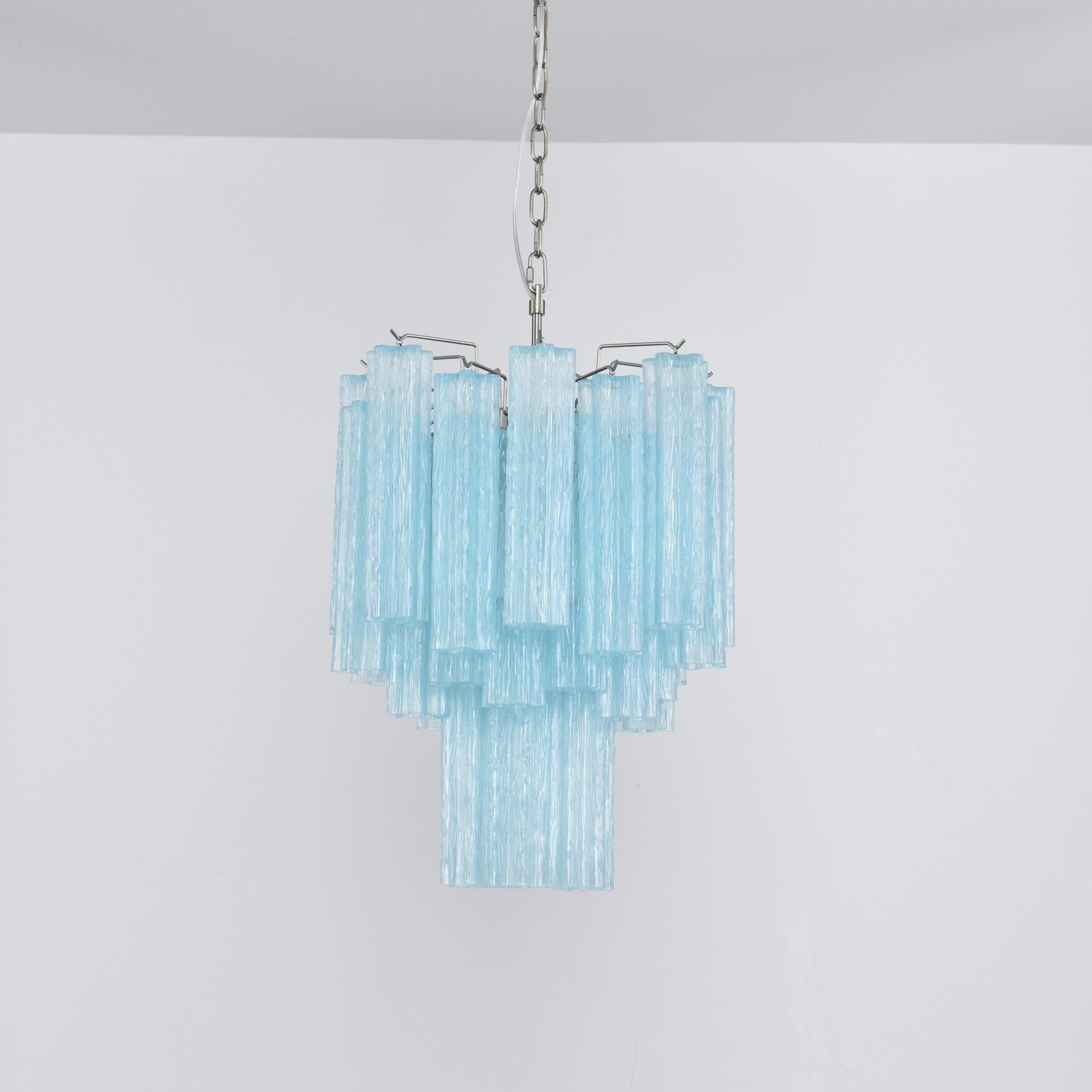Azzura Glass Chandelier — Modern Blown-Glass Ceiling Light for Dining Room