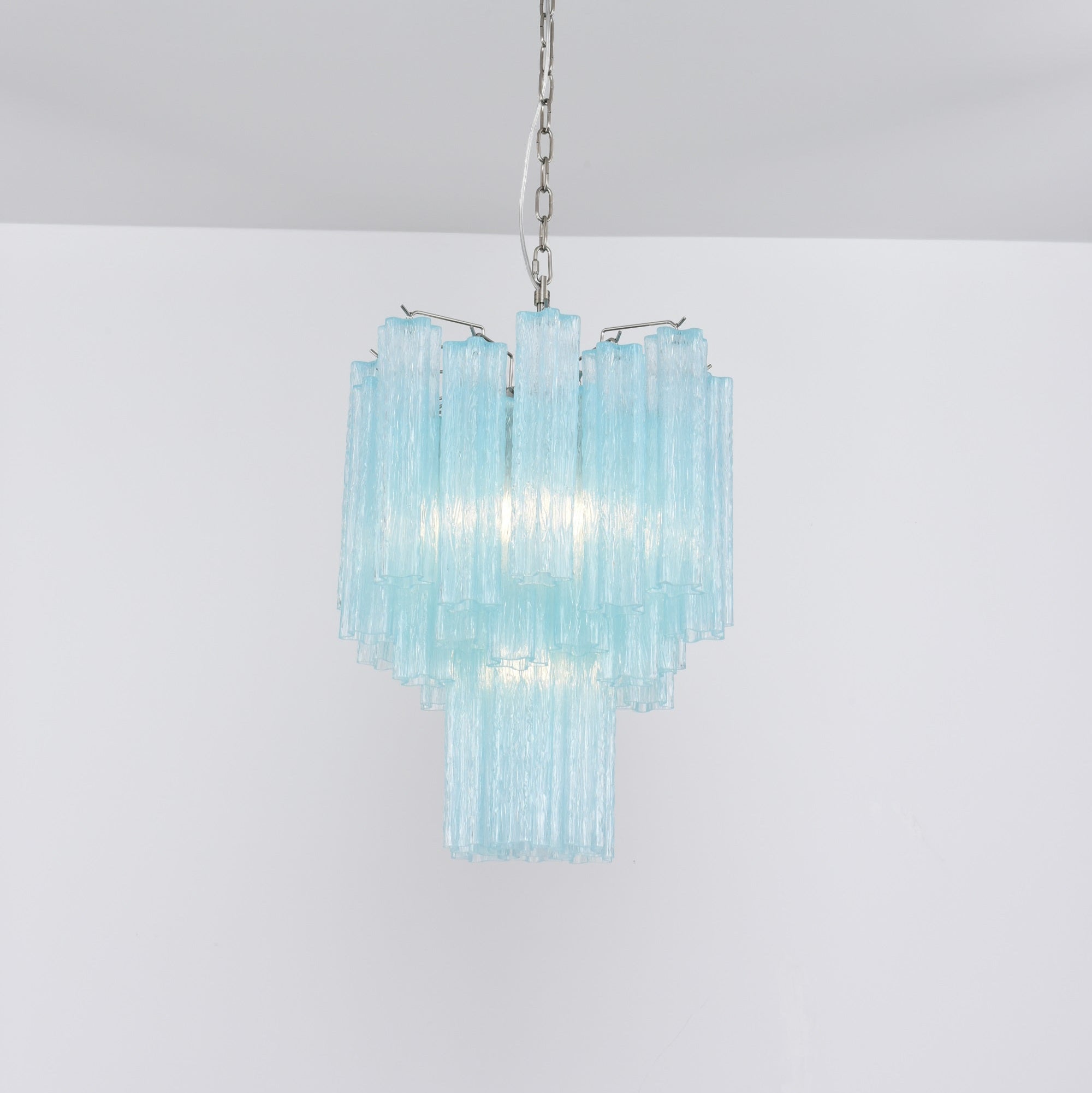 Azzura Glass Chandelier — Modern Blown-Glass Ceiling Light for Dining Room
