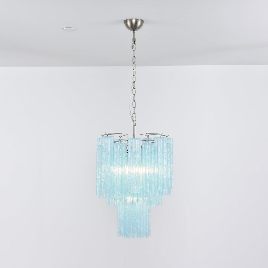 Azzura Glass Chandelier — Modern Blown-Glass Ceiling Light for Dining Room