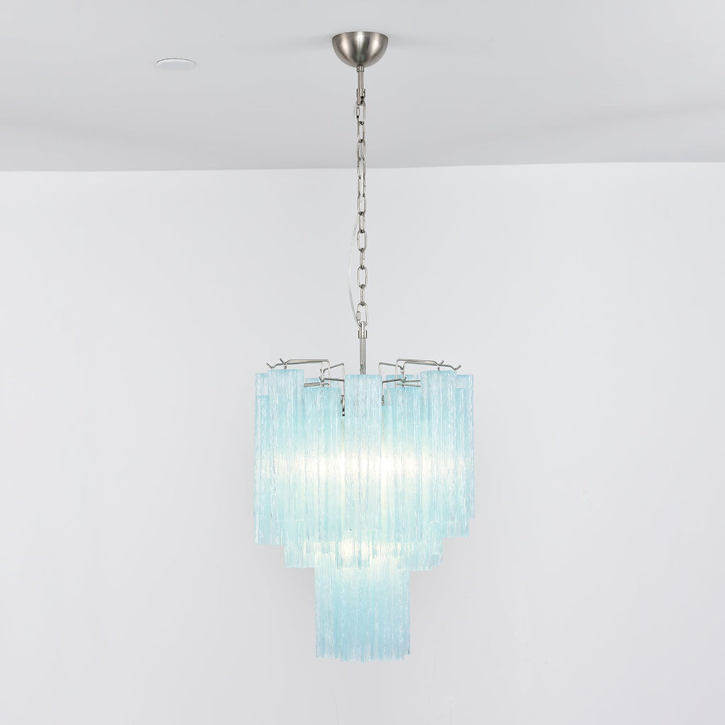 Azzura Glass Chandelier — Modern Blown-Glass Ceiling Light for Dining Room