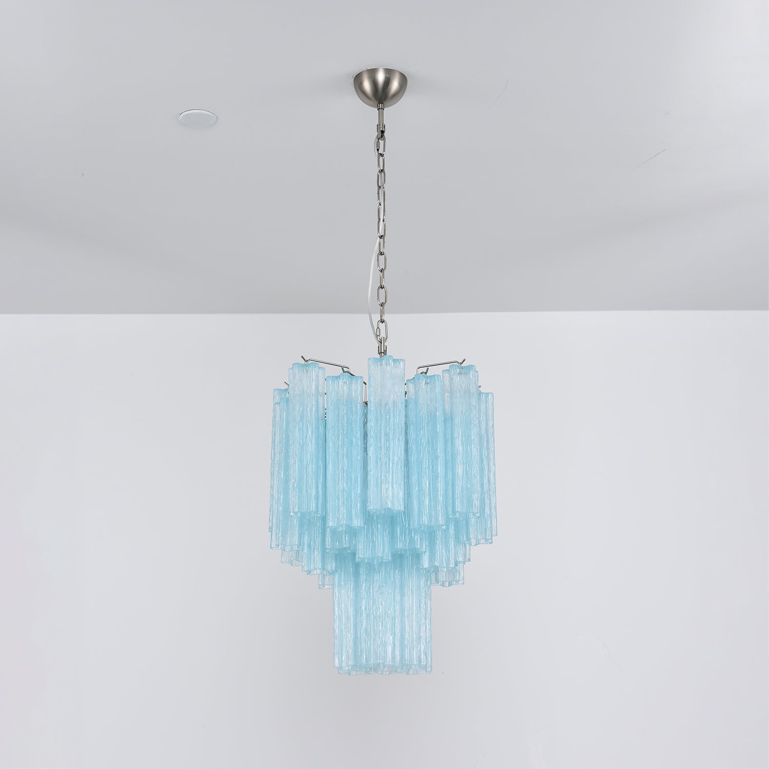 Azzura Glass Chandelier — Modern Blown-Glass Ceiling Light for Dining Room