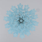 Azzura Glass Chandelier — Modern Blown-Glass Ceiling Light for Dining Room