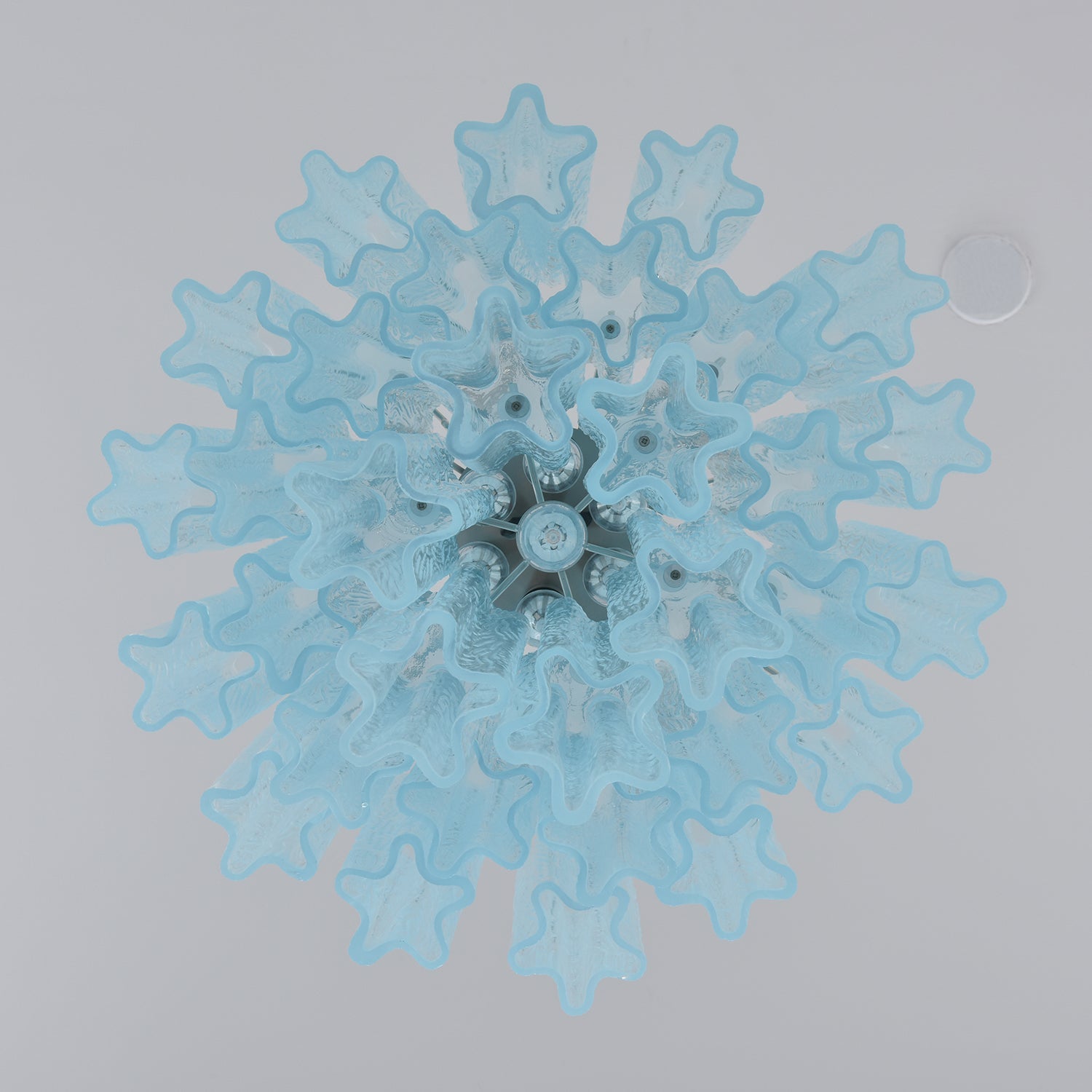 Azzura Glass Chandelier — Modern Blown-Glass Ceiling Light for Dining Room