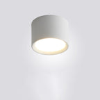 Cylinder Flush Mount Ceiling Light Aluminum LED Fixture for Hallway
