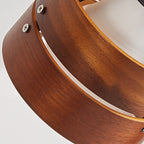 Japanese Wood Clip Table Lamp for Bedroom