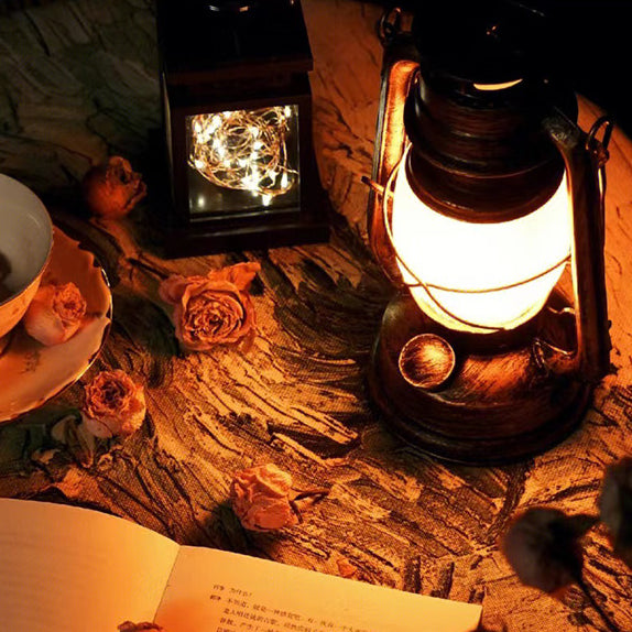 Vintage Rechargeable LED Table Lamp for Bedroom