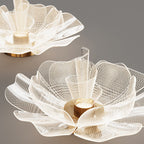 Flower Petal LED Flush Mount Ceiling Light for Bedroom