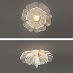 Flower Petal LED Flush Mount Ceiling Light for Bedroom