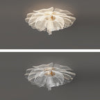 Flower Petal LED Flush Mount Ceiling Light for Bedroom