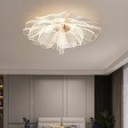 Flower Petal LED Flush Mount Ceiling Light for Bedroom