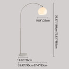 Marble Arc Floor Lamp for Living Room