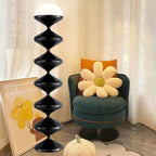 Scandinavian Round Floor Lamp for Bedroom