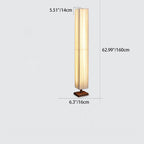 Japanese Walnut Floor Lamp