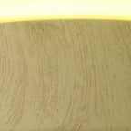 Round Wood Grain LED Flush Mount Ceiling Light