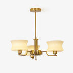 Belue Chandelier — Vintage Gold Glass Globe Ceiling Light for Dining Room
