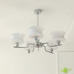 Belue Chandelier — Vintage Gold Glass Globe Ceiling Light for Dining Room