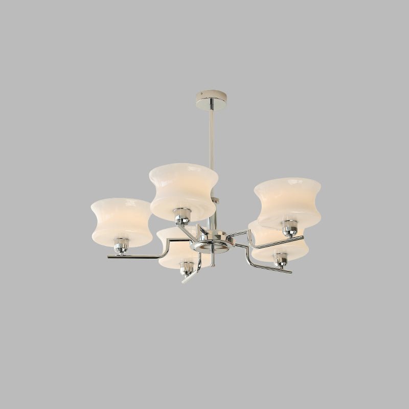 Belue Chandelier — Vintage Gold Glass Globe Ceiling Light for Dining Room