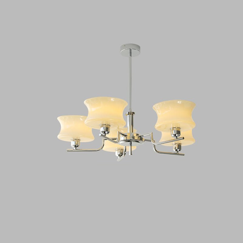 Belue Chandelier — Vintage Gold Glass Globe Ceiling Light for Dining Room