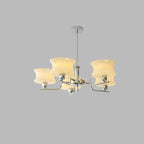 Belue Chandelier — Vintage Gold Glass Globe Ceiling Light for Dining Room