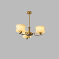 Belue Chandelier — Vintage Gold Glass Globe Ceiling Light for Dining Room
