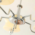Belue Chandelier — Vintage Gold Glass Globe Ceiling Light for Dining Room
