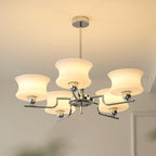 Belue Chandelier — Vintage Gold Glass Globe Ceiling Light for Dining Room