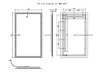 Linea Rectangle LED Bathroom Vanity Mirror for bathroom vanity | Halvern