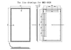 Linea Rectangle LED Bathroom Vanity Mirror for bathroom vanity | Halvern