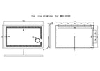 Iris Rectangle LED Bathroom Vanity Mirror for bathroom vanity | Halvern