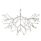 Black Firefly LED Chandelier — Branch Starburst Ceiling Light for Dining Room
